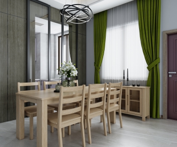 Nordic Style Dining Room-ID:731750767