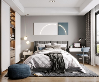 Nordic Style Bedroom-ID:676535951