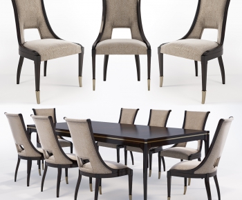 New Classical Style Dining Table And Chairs-ID:669857586