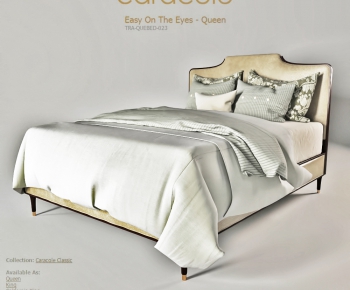 Post Modern Style Double Bed-ID:224126681