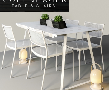 Nordic Style Dining Table And Chairs-ID:636856889