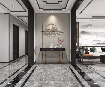 New Chinese Style Hallway-ID:465329695