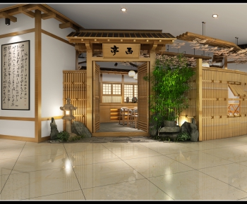 日式餐厅门头-ID:680341643