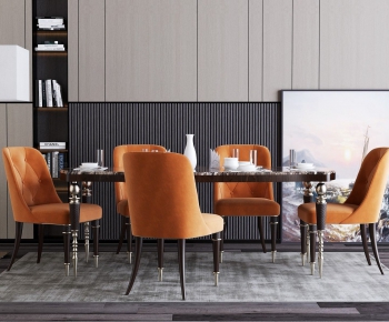 Modern Dining Table And Chairs-ID:724780286