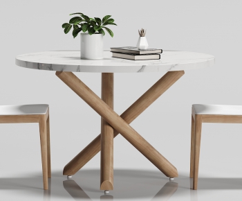 Nordic Style Leisure Table And Chair-ID:439635512