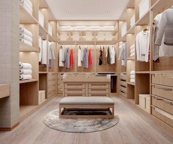 Nordic Style Clothes Storage Area-ID:146419239