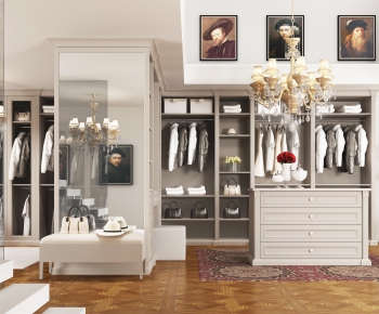 Simple European Style Clothes Storage Area-ID:523260576
