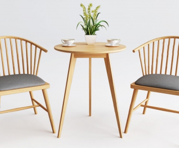 Nordic Style Leisure Table And Chair-ID:123510131