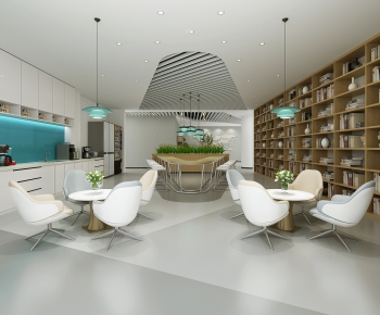 Modern Office Tea Room-ID:697243969