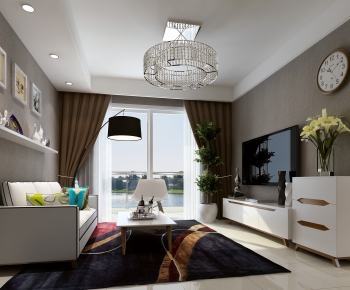 Modern A Living Room-ID:523351524