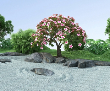 New Chinese Style Garden Landscape-ID:972383266