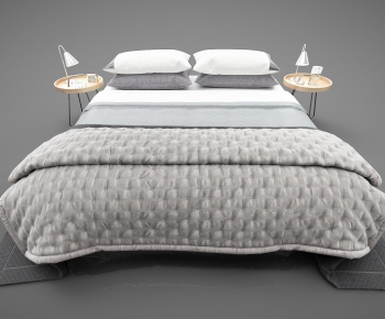 Modern Double Bed-ID:860183692