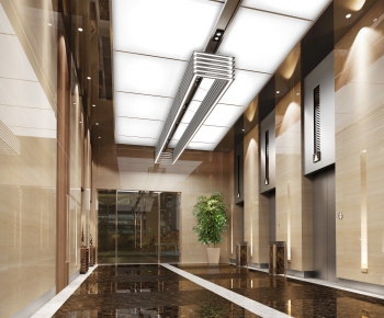 Modern Corridor/elevator Hall-ID:602229975