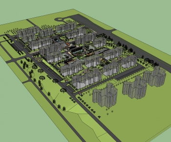 Modern Architectural Bird's-eye View Planning-ID:723176551