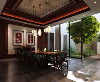New Chinese Style Teahouse Tea House-ID:352836196