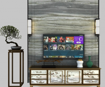 New Chinese Style TV Cabinet-ID:783604716