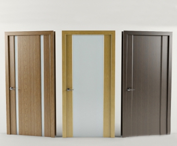 Modern Solid Wood Door-ID:406362454