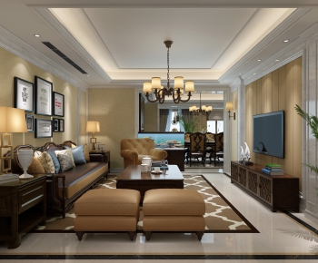 American Style A Living Room-ID:488936766
