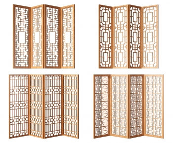 New Chinese Style Wooden Screen Partition-ID:636007915
