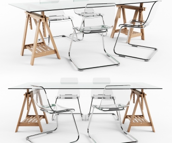 Modern Dining Table And Chairs-ID:358603351