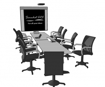 Modern Conference Table-ID:128377394