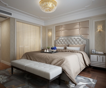 American Style Bedroom-ID:245391671