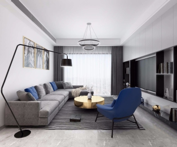 Modern A Living Room-ID:154547818