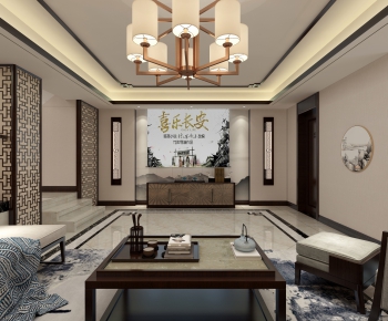 New Chinese Style Audiovisual Room-ID:850394769