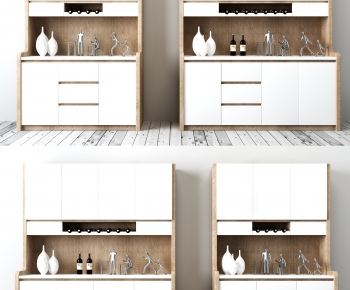Nordic Style Wine Cabinet-ID:382802343