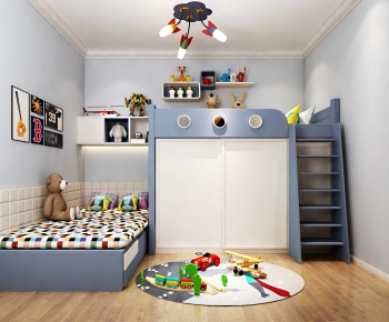 Modern Boy's Room And Son's Room-ID:622128828