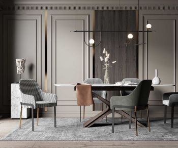 Modern Dining Table And Chairs-ID:303006496