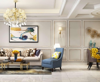 European Style A Living Room-ID:568159255