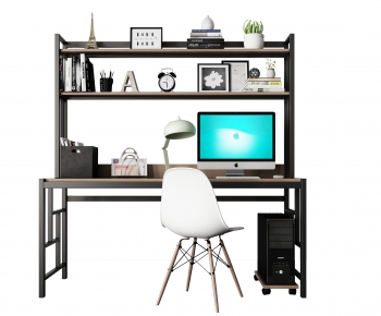 Modern Computer Desk And Chair-ID:230163863