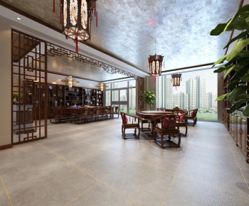 Chinese Style Teahouse Tea House-ID:801067949