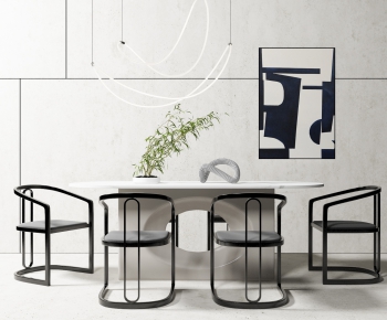 Modern Dining Table And Chairs-ID:583149129