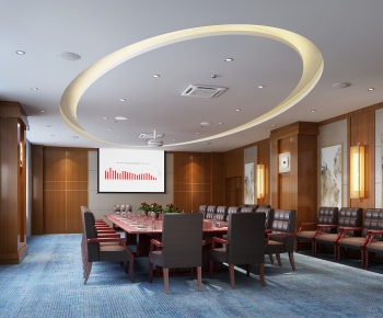 New Chinese Style Meeting Room-ID:455345714