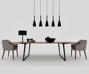 Nordic Style Dining Table And Chairs-ID:620016247