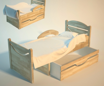 Modern Child's Bed-ID:900431915