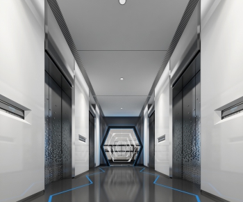 Modern Corridor/elevator Hall-ID:562860371