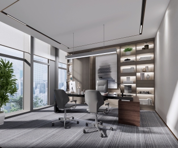 Modern Manager's Office-ID:740123219