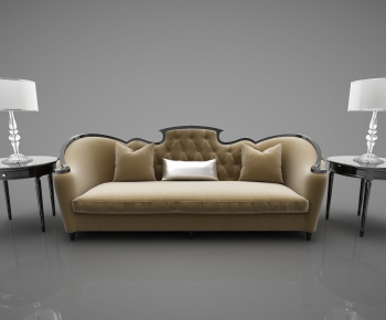 Modern Three-seat Sofa-ID:862237754