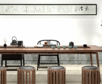 New Chinese Style Leisure Table And Chair-ID:611229535