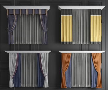 Simple European Style The Curtain-ID:682104686