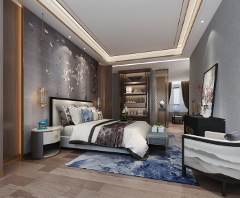 New Chinese Style Bedroom-ID:312605767