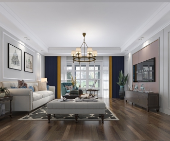 American Style A Living Room-ID:407470384