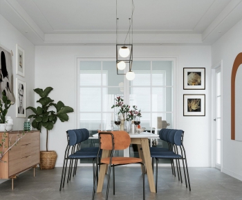 Nordic Style Dining Room-ID:456604347