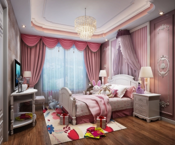 New Classical Style Girl's Room Daughter's Room-ID:839485137