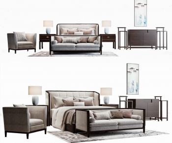 New Chinese Style Sofa Combination-ID:684749521