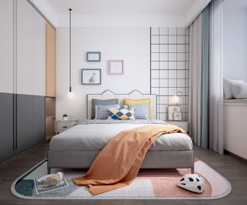Nordic Style Bedroom-ID:522802368