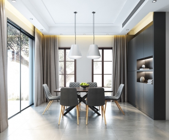 Nordic Style Dining Room-ID:244485256